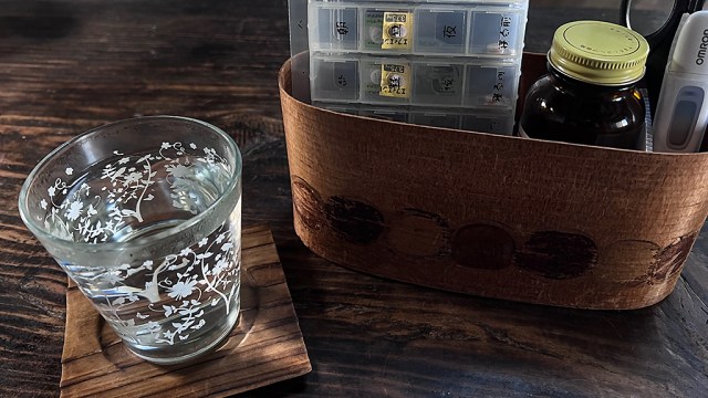 白湯と毎朝の薬